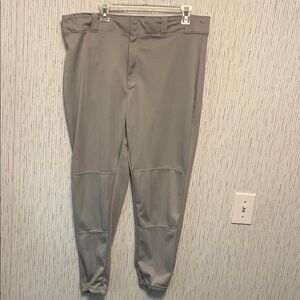 Wilson Baseball Pants Men's L Gray Relaxed Fit Size XL WTA4328 Adult